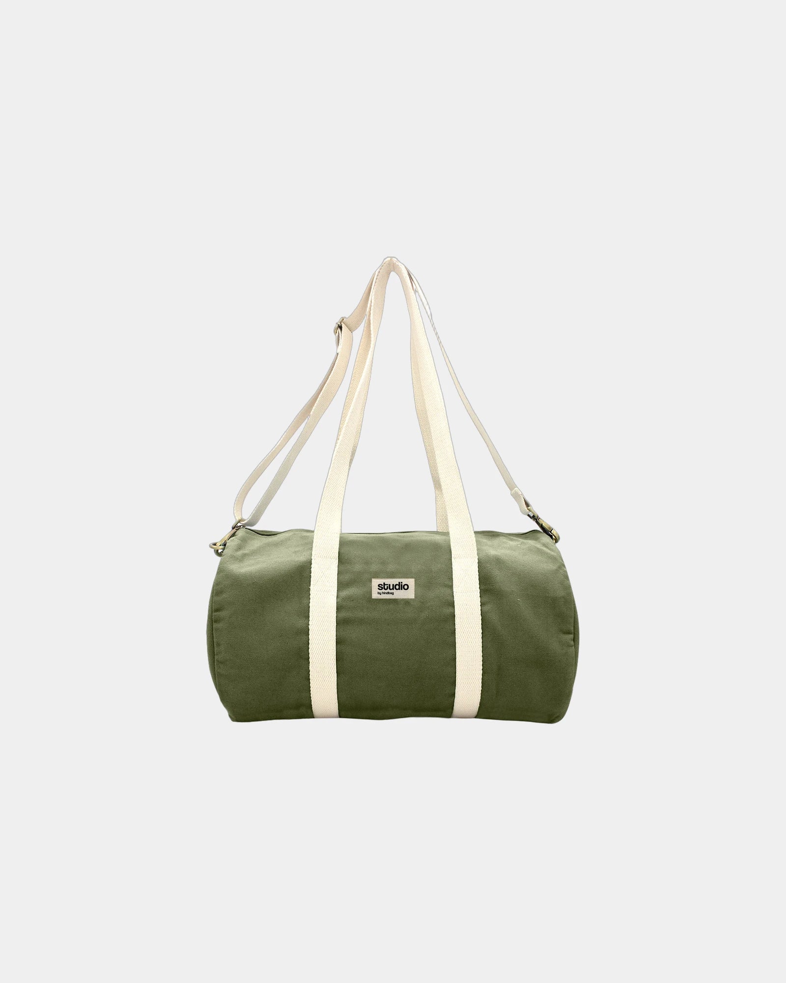 Seesack aus Bio-Baumwolle Hindbag Sam zum Personalisieren - Olive