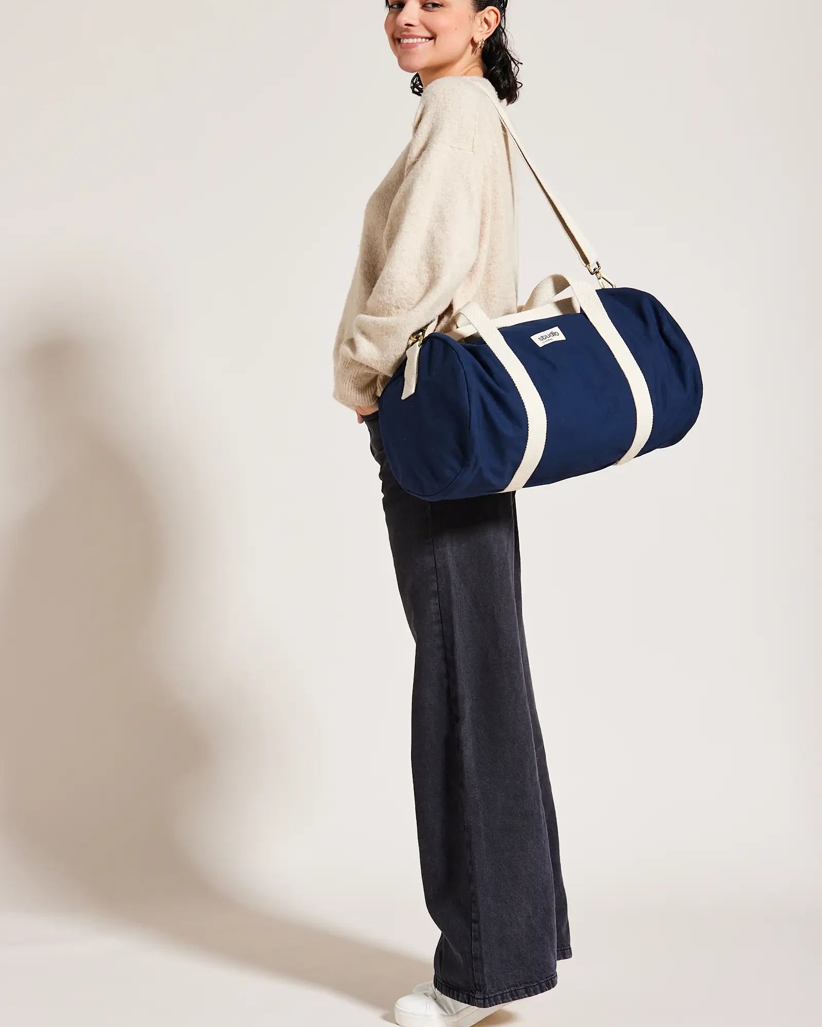 Seesack aus Bio-Baumwolle Hindbag Sam zum Personalisieren - 6