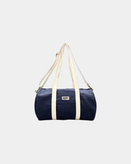 Seesack aus Bio-Baumwolle Hindbag Sam zum Personalisieren - Marineblau