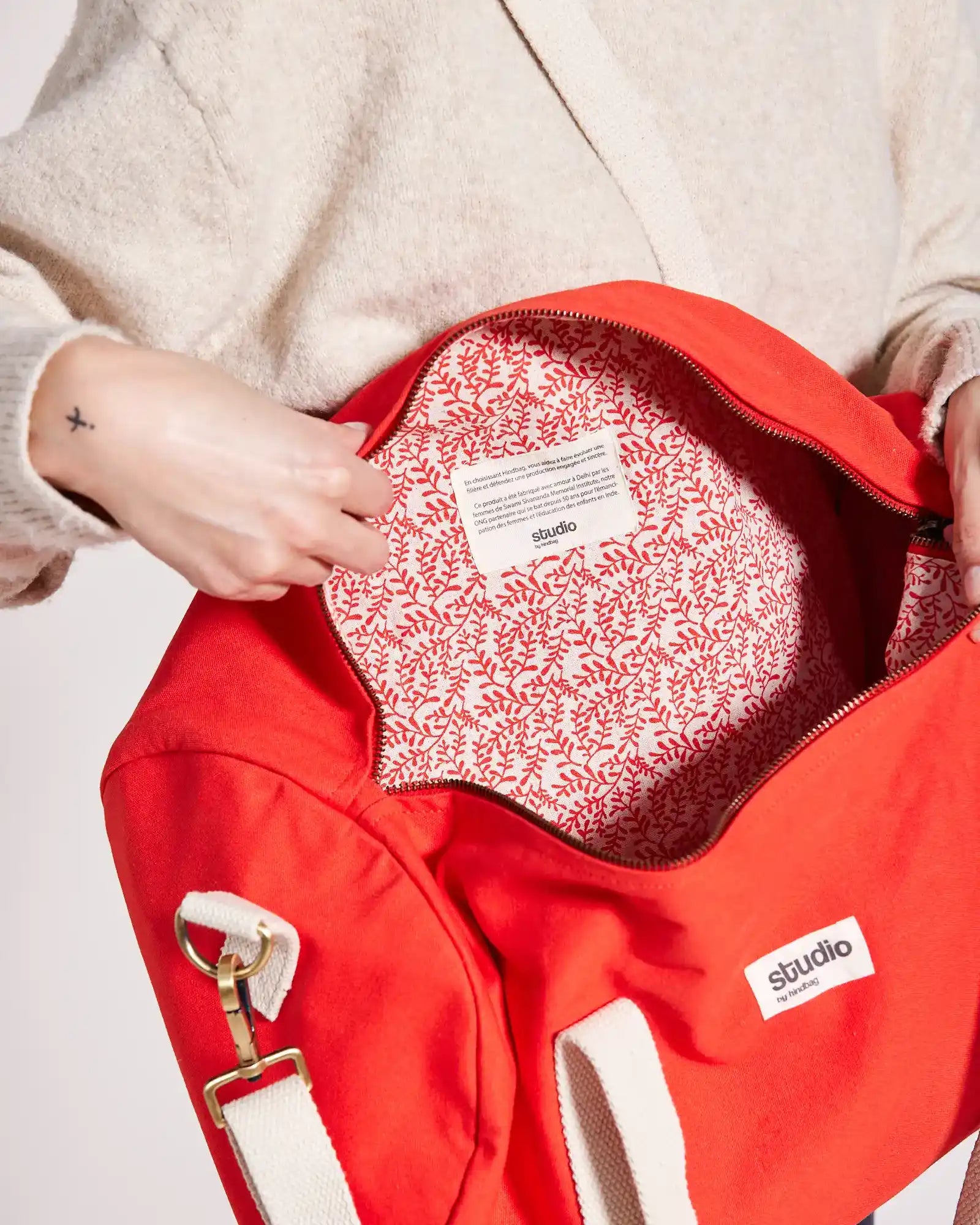 Seesack aus Bio-Baumwolle Hindbag Sam zum Personalisieren - 13