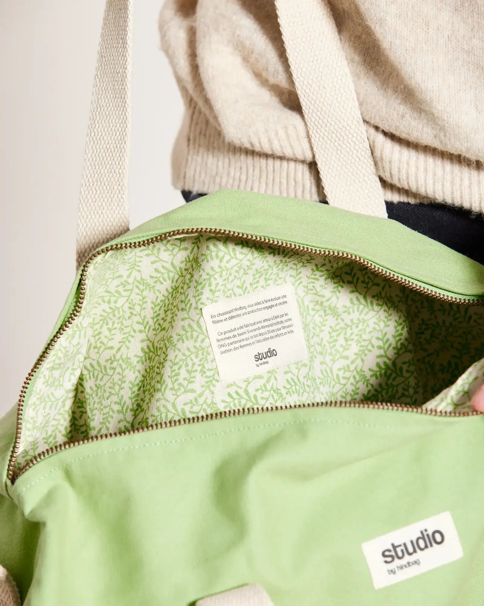 Seesack aus Bio-Baumwolle Hindbag Sam zum Personalisieren - 19