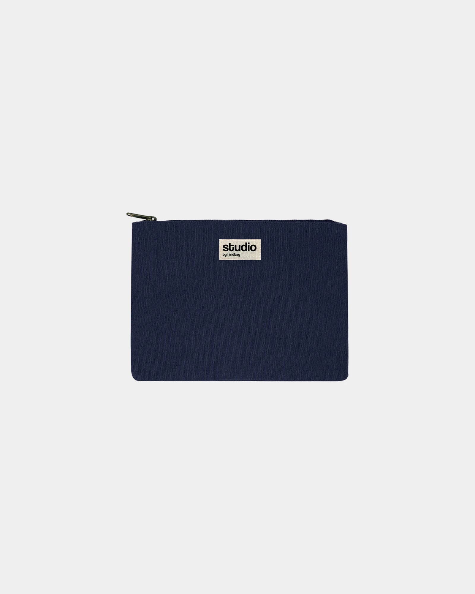 Tasche aus GOTS-Bio-Baumwolle Hindbag Colette M zum Personalisieren - Marineblau