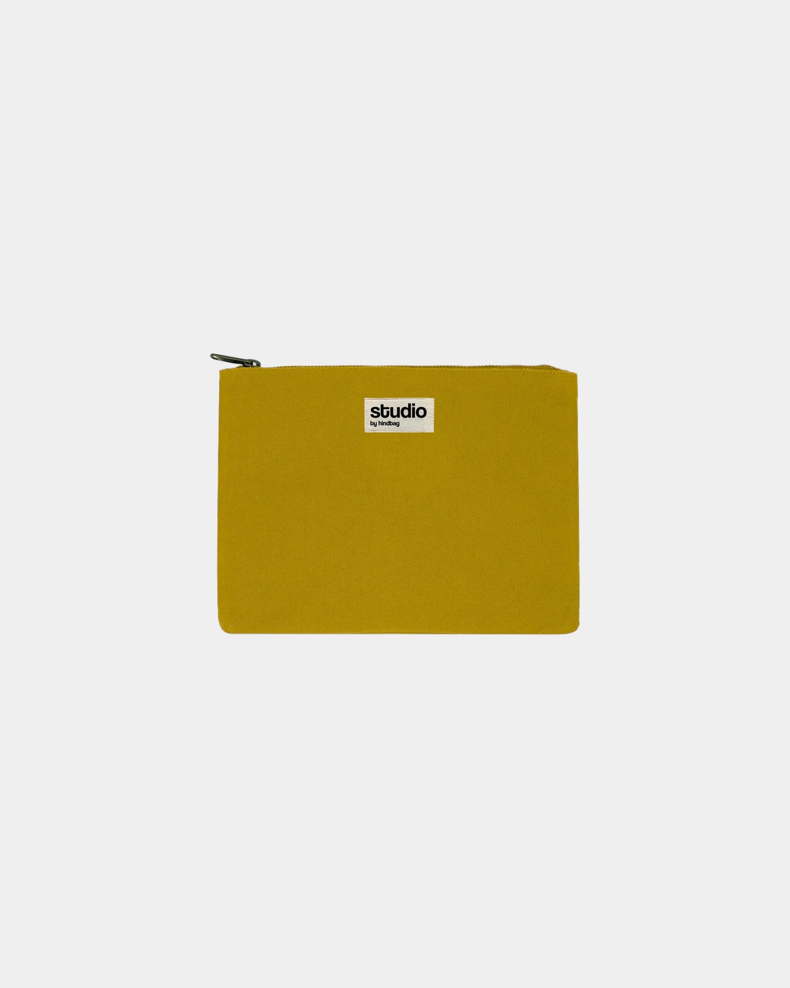 Tasche aus GOTS-Bio-Baumwolle Hindbag Colette M zum Personalisieren - Ocker