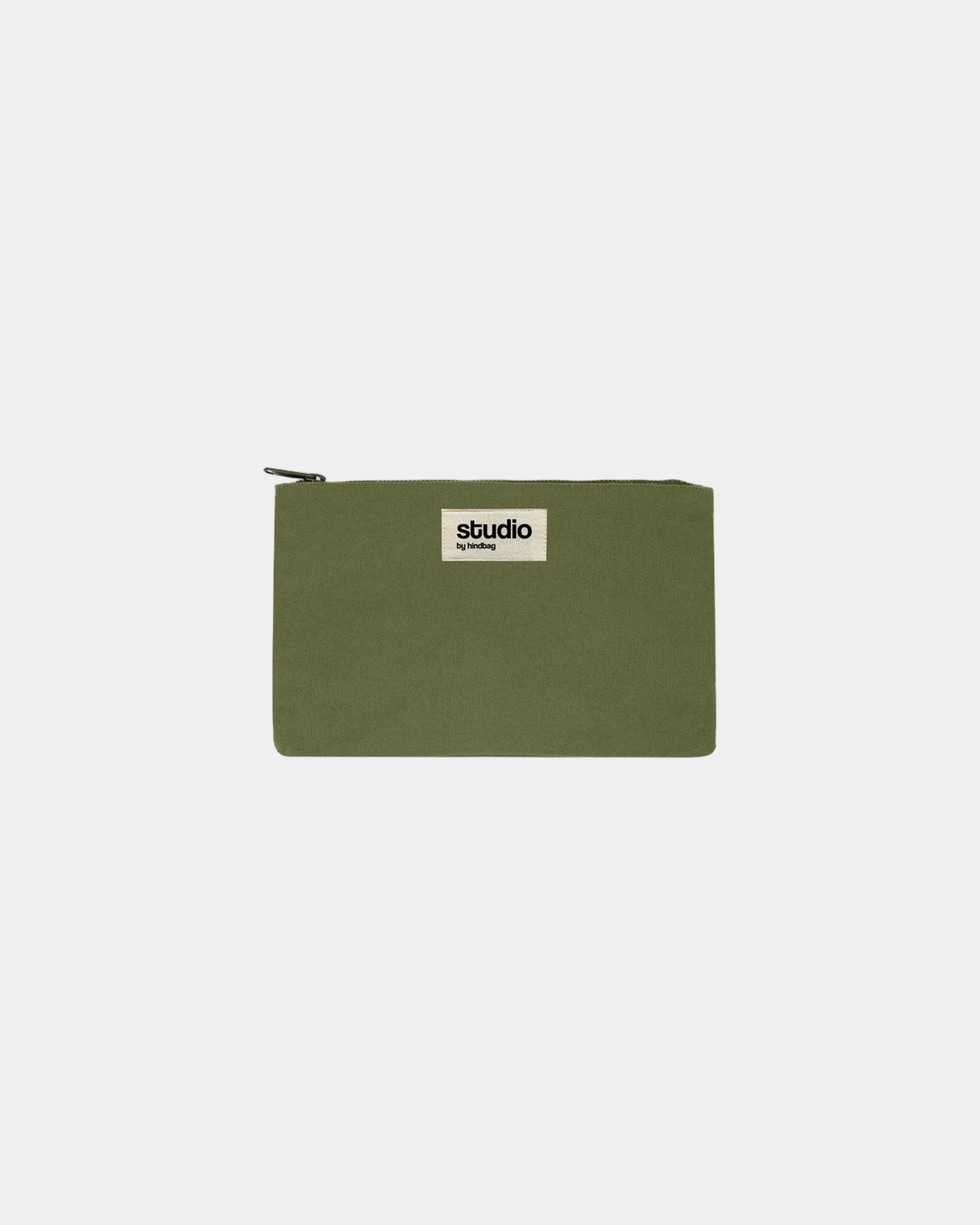 Tasche aus GOTS-Bio-Baumwolle Hindbag Colette S zum Personalisieren - Olive
