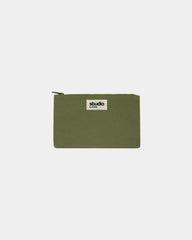 Tasche aus GOTS-Bio-Baumwolle Hindbag Colette S zum Personalisieren - Olive