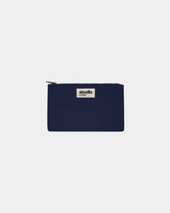 Tasche aus GOTS-Bio-Baumwolle Hindbag Colette S zum Personalisieren - Marineblau