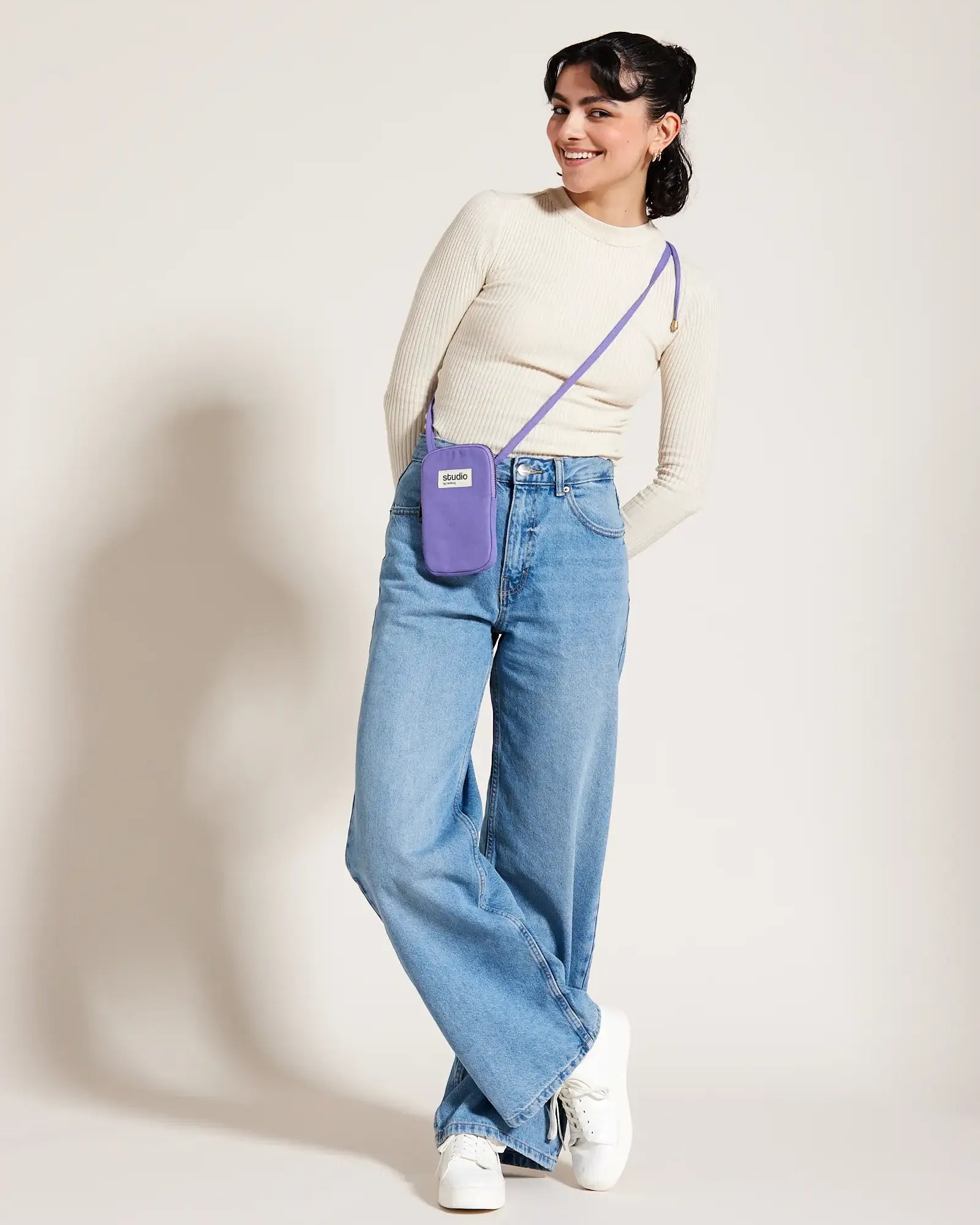 Smartphonehülle aus Bio-Baumwolle Hindbag Théo zum Personalisieren - 55