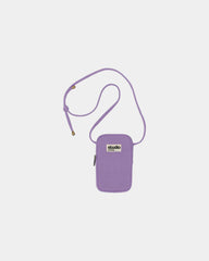 Smartphonehülle aus Bio-Baumwolle Hindbag Théo zum Personalisieren - Lavendel