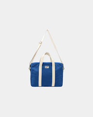 Laptoptasche aus Bio-Baumwolle Hindbag Luis zum Personalisieren - Königsblau