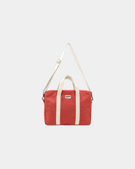 Laptoptasche aus Bio-Baumwolle Hindbag Luis zum Personalisieren - Rot