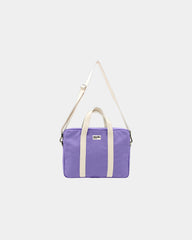 Laptoptasche aus Bio-Baumwolle Hindbag Luis zum Personalisieren - Lavendel