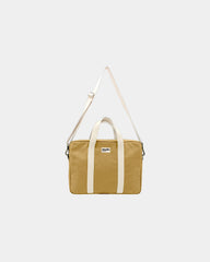 Laptoptasche aus Bio-Baumwolle Hindbag Luis zum Personalisieren - Ocker