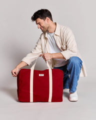 Reisetasche aus Bio-Baumwolle Hindbag Gabriel zum Personalisieren - 24