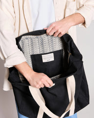 Reisetasche aus Bio-Baumwolle Hindbag Gabriel zum Personalisieren - 4