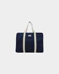 Reisetasche aus Bio-Baumwolle Hindbag Gabriel zum Personalisieren - Marineblau