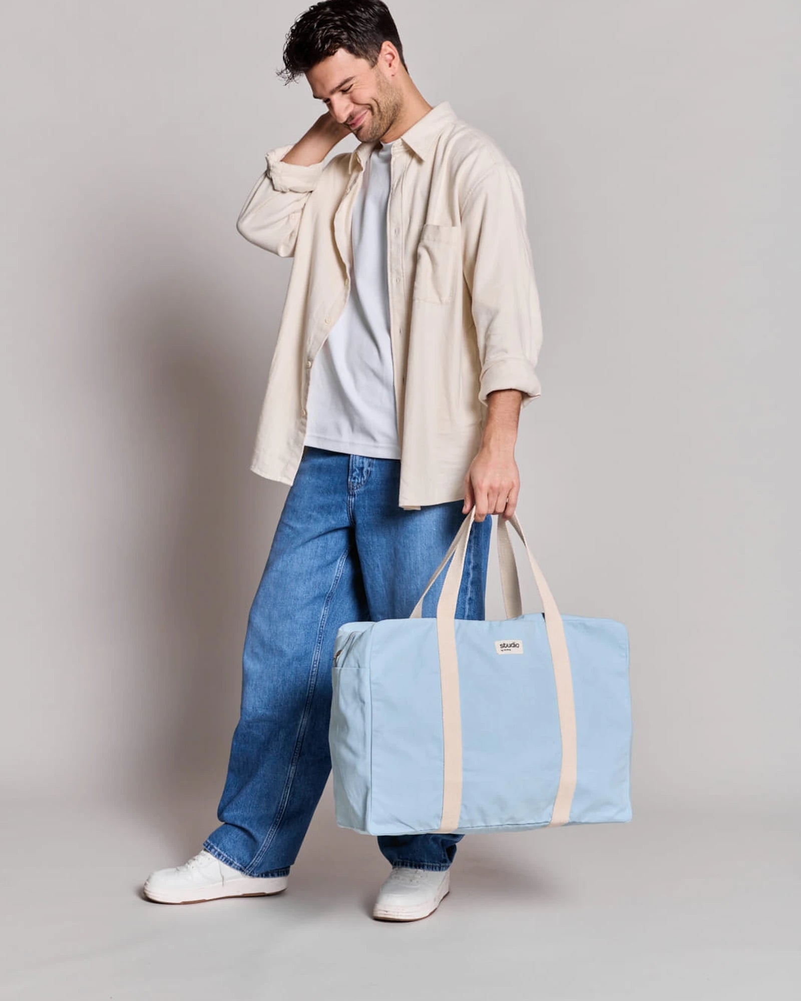 Reisetasche aus Bio-Baumwolle Hindbag Gabriel zum Personalisieren - 17