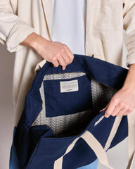 Reisetasche aus Bio-Baumwolle Hindbag Gabriel zum Personalisieren - 7
