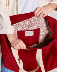 Reisetasche aus Bio-Baumwolle Hindbag Gabriel zum Personalisieren - 22