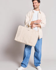 Reisetasche aus Bio-Baumwolle Hindbag Gabriel zum Personalisieren - 3