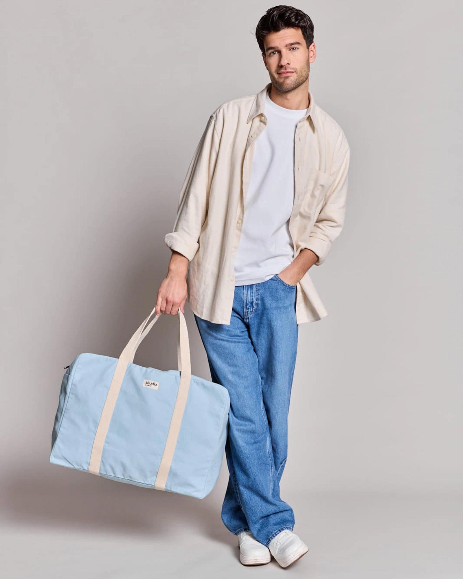 Reisetasche aus Bio-Baumwolle Hindbag Gabriel zum Personalisieren - 18
