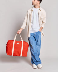 Reisetasche aus Bio-Baumwolle Hindbag Gabriel zum Personalisieren - 21