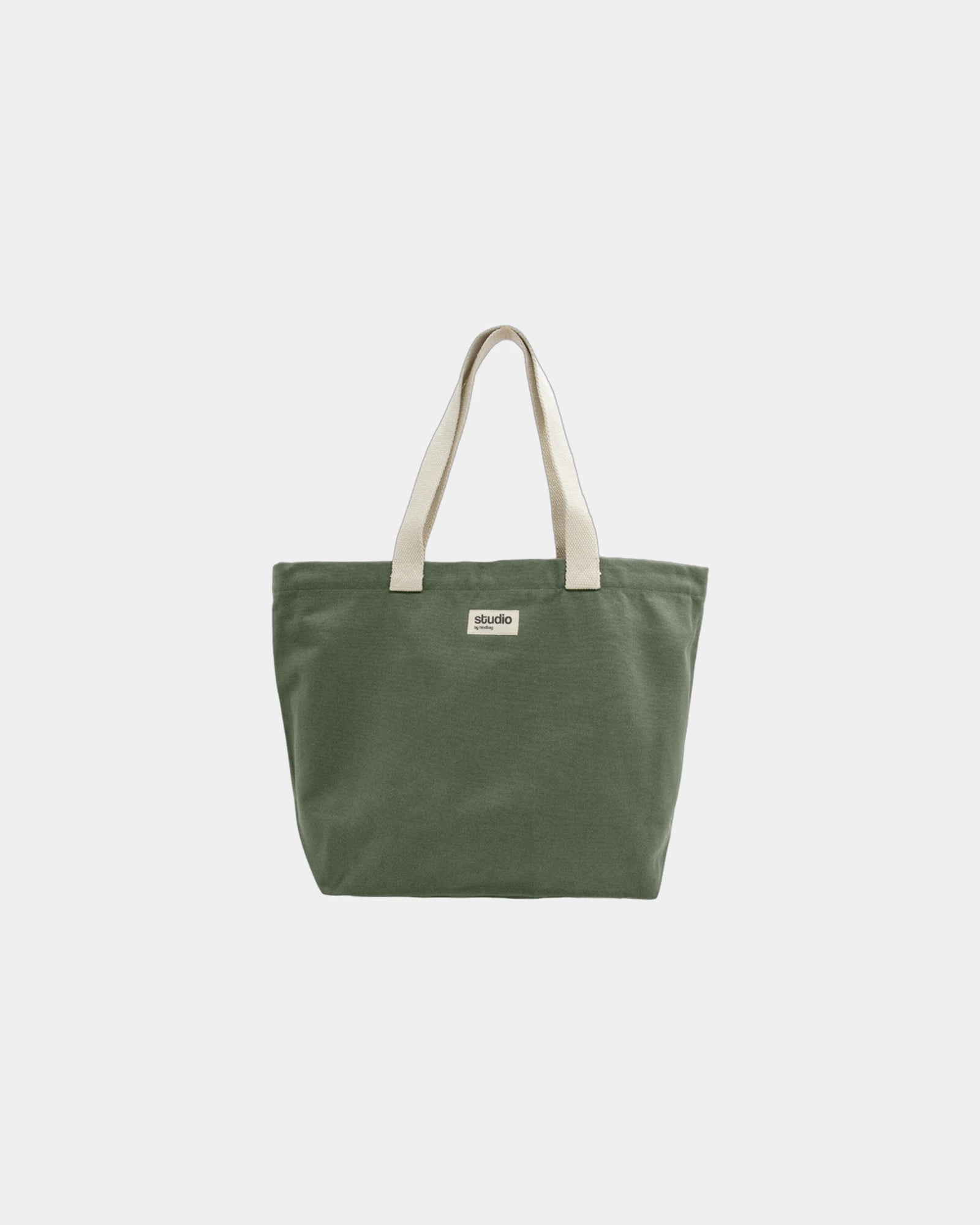Reisetasche aus Bio-Baumwolle Hindbag Hortense zum Personalisieren - Olive