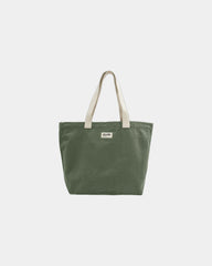Reisetasche aus Bio-Baumwolle Hindbag Hortense zum Personalisieren - Olive