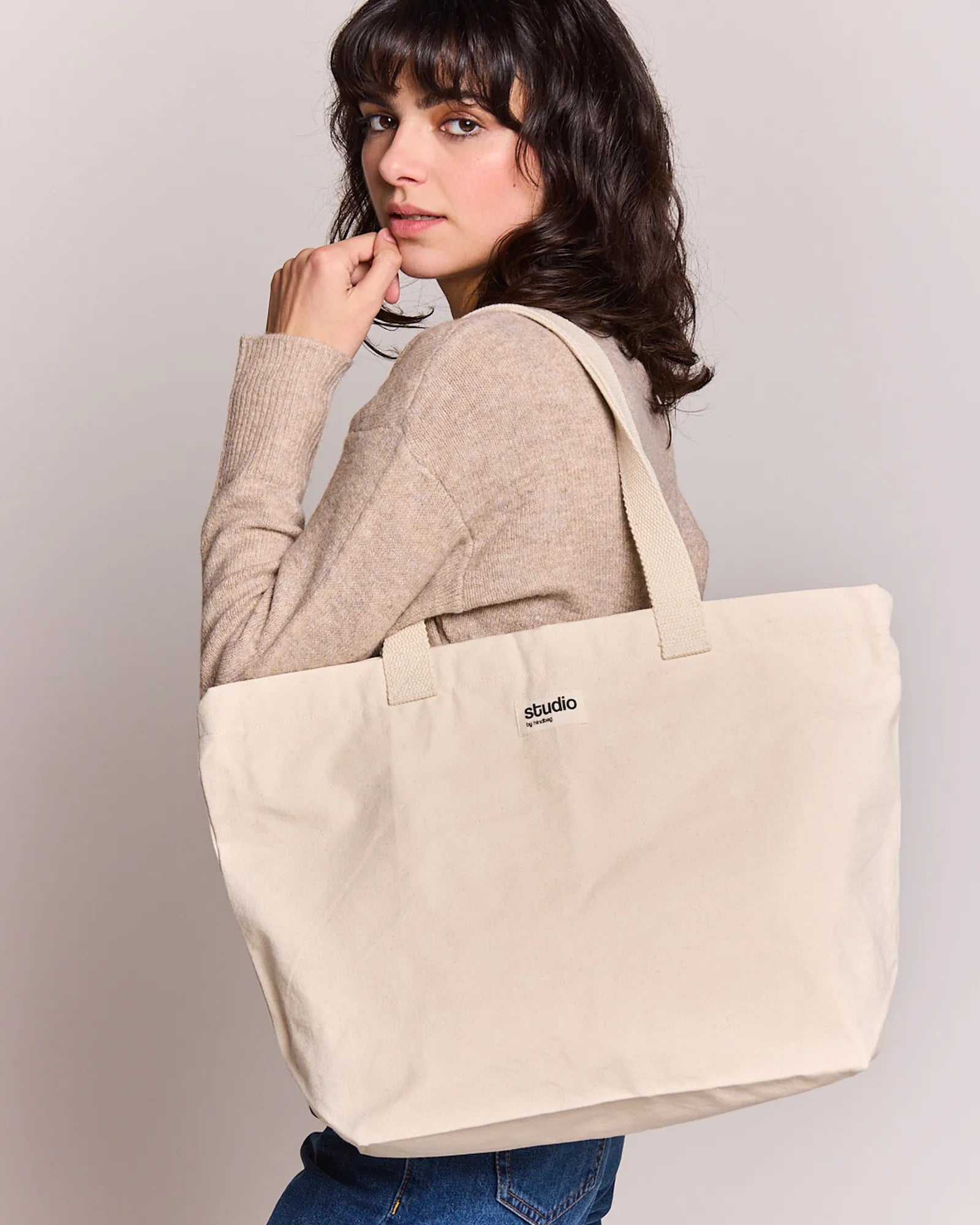 Reisetasche aus Bio-Baumwolle Hindbag Hortense zum Personalisieren - 2