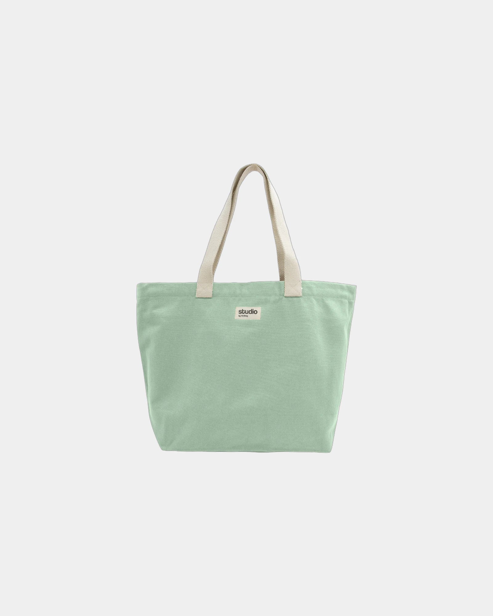Reisetasche aus Bio-Baumwolle Hindbag Hortense zum Personalisieren - Minze