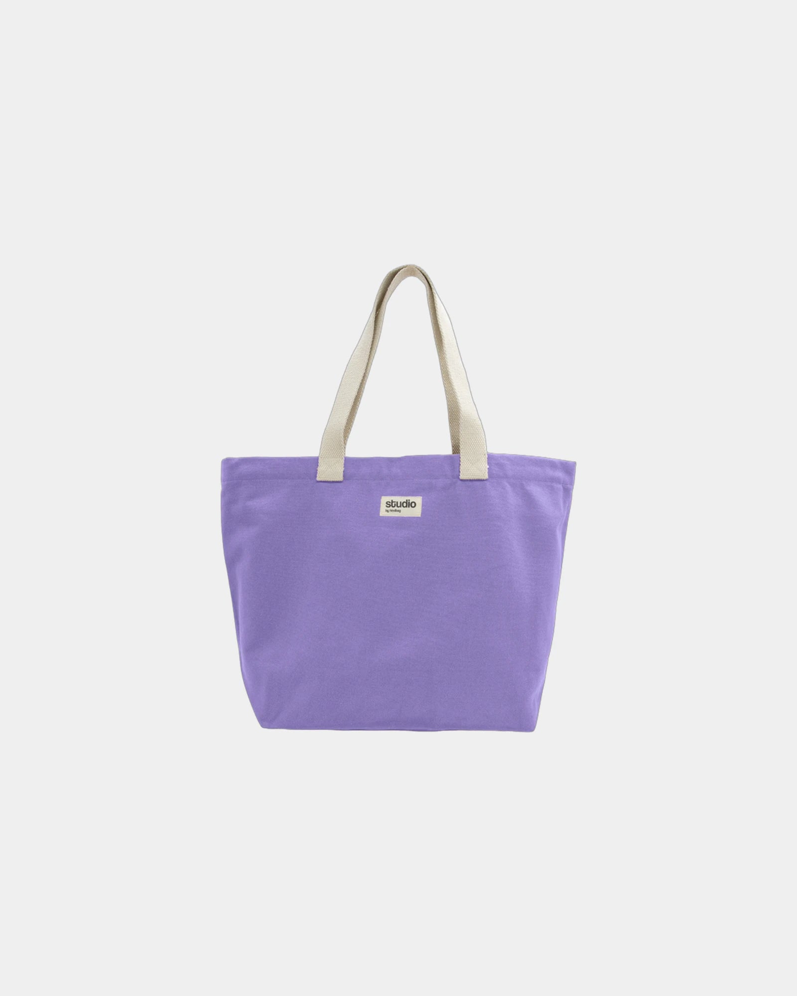 Reisetasche aus Bio-Baumwolle Hindbag Hortense zum Personalisieren - Lavendel