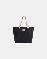 Reisetasche aus Bio-Baumwolle Hindbag Hortense zum Personalisieren - Schwarz