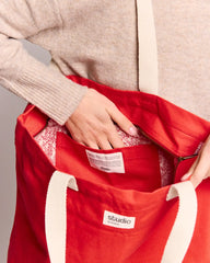 Reisetasche aus Bio-Baumwolle Hindbag Hortense zum Personalisieren - 13