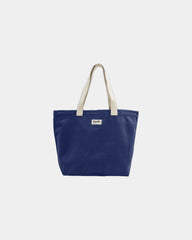 Reisetasche aus Bio-Baumwolle Hindbag Hortense zum Personalisieren - Marineblau