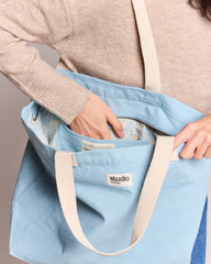 Reisetasche aus Bio-Baumwolle Hindbag Hortense zum Personalisieren - 11