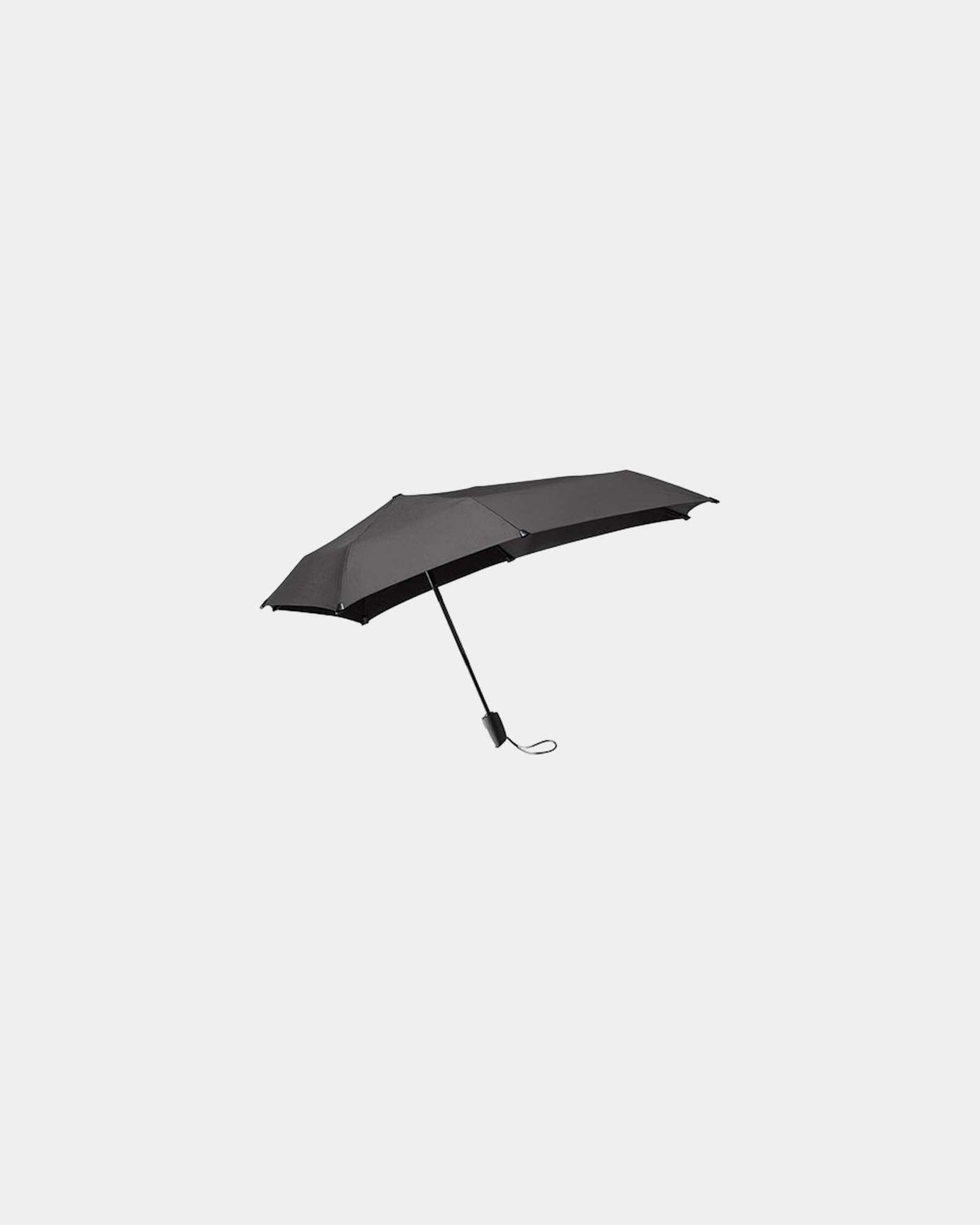 Parapluie pliable Senz Micro windfest zum Personalisieren - Rein Schwarz