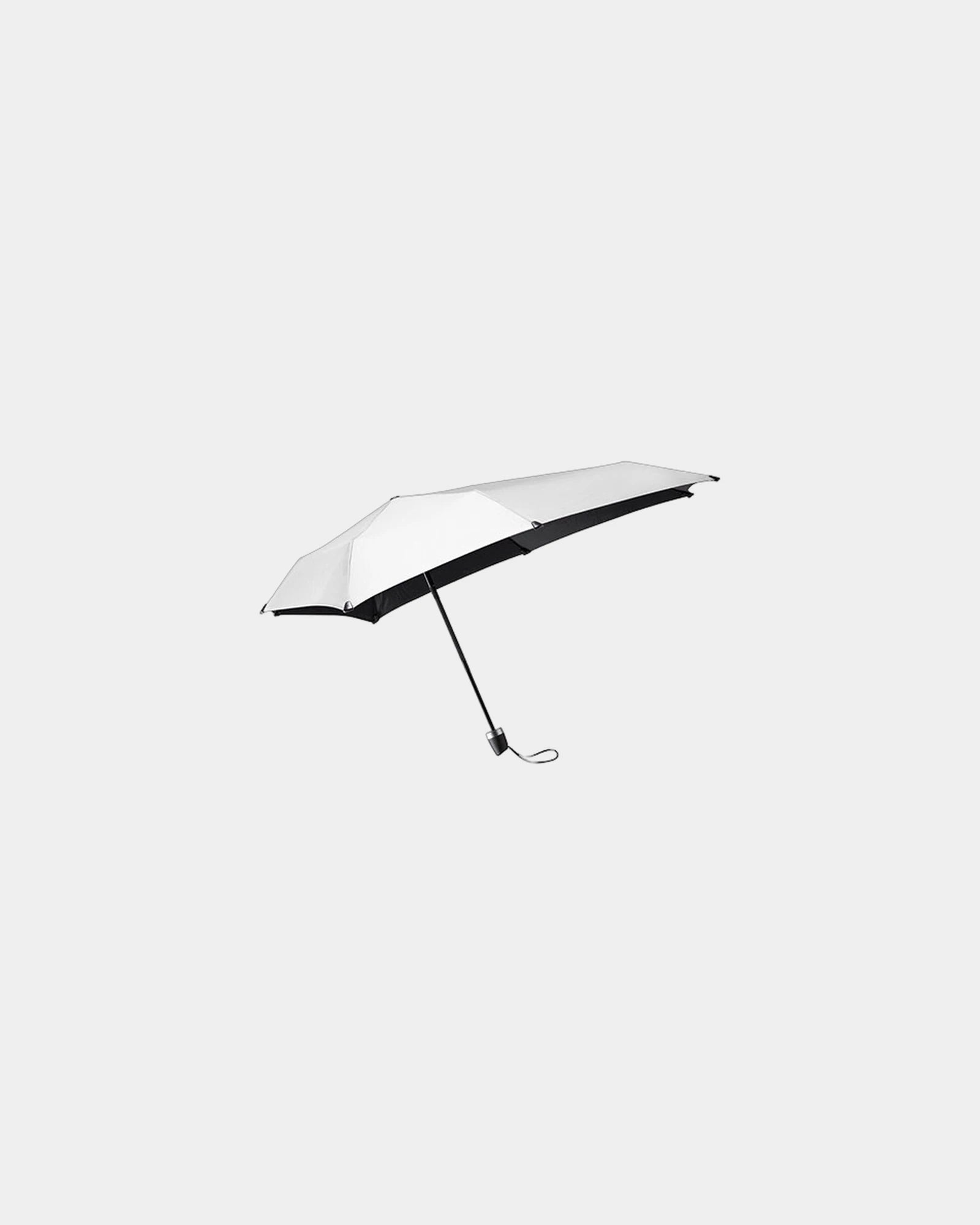 Parapluie pliable Senz Mini zum Personalisieren - Glänzendes Silber