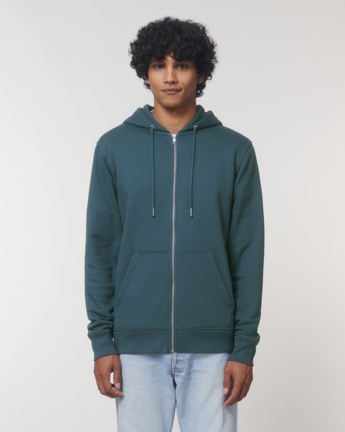 Dickes Unisex-Kapuzensweatshirt mit Reißverschluss zum Personalisieren - 5