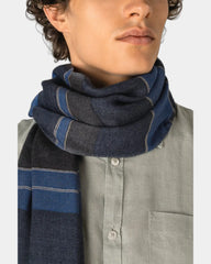 Schal reversibel Baumwolle Twill zum Personalisieren - 2