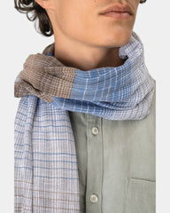 Schal Baumwolle gestreift unisex zum Personalisieren - 2