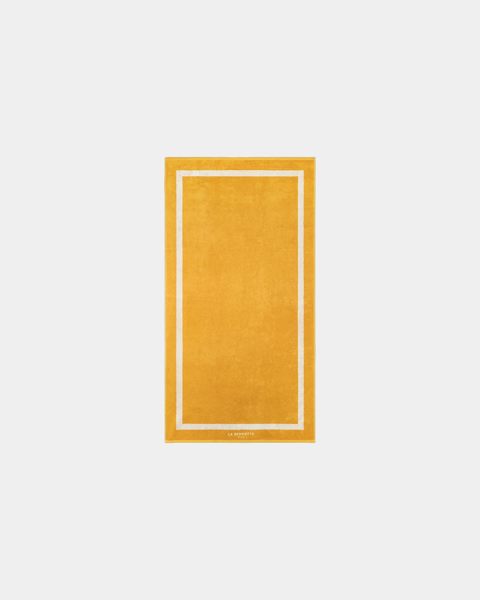 Handtuch 90x170 LA Handtuch PARIS zum Personalisieren - Goldgelb