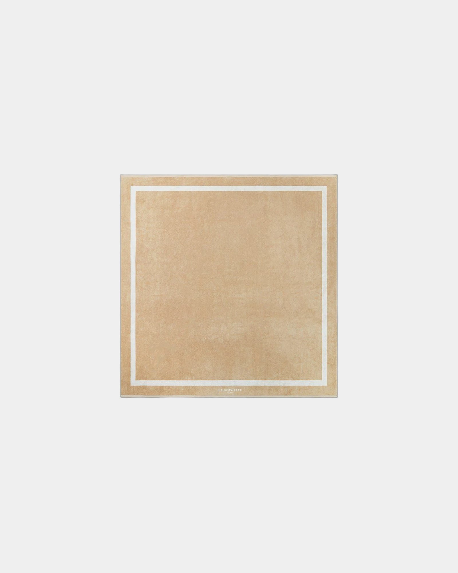 Strandtuch XXL 170x170 zum Personalisieren - Sand / Creme