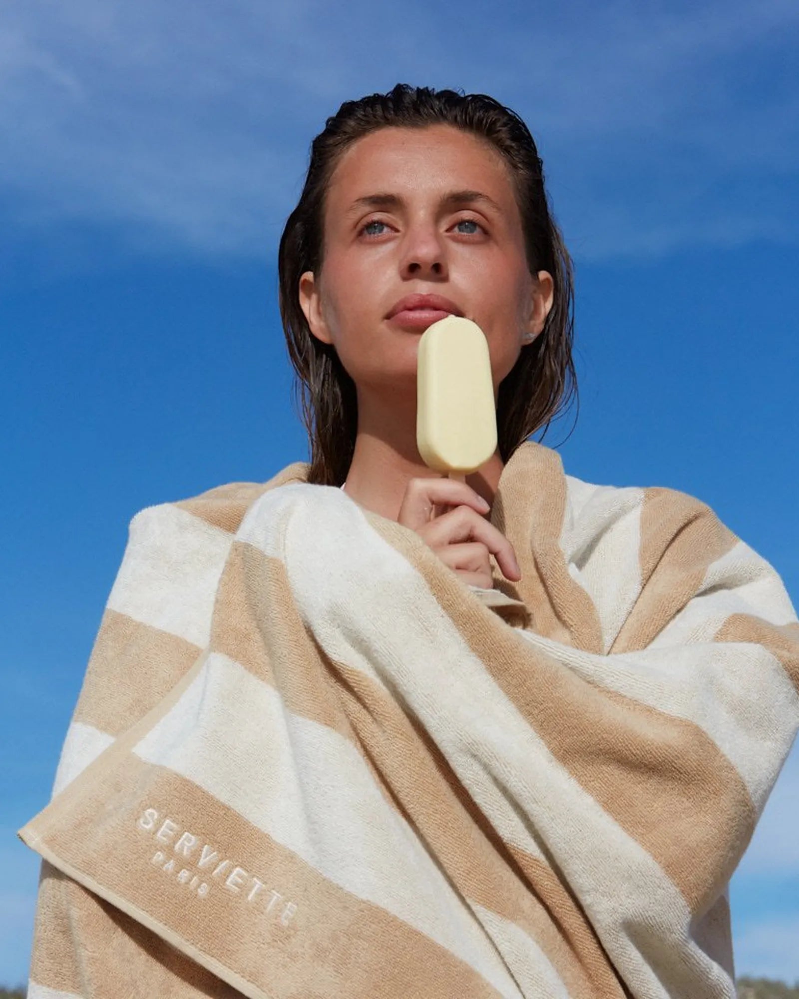 Handtuch für den Strand 90x170 La Handtuch Paris zum Personalisieren - 16