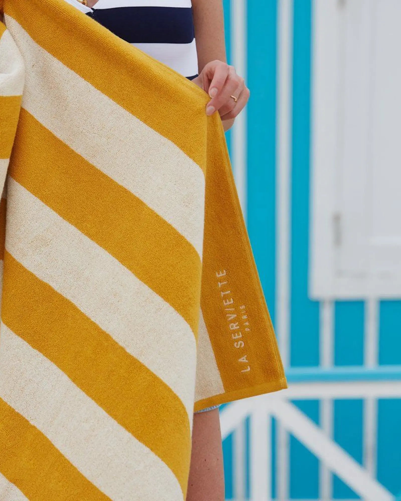 Handtuch für den Strand 90x170 La Handtuch Paris zum Personalisieren - 21