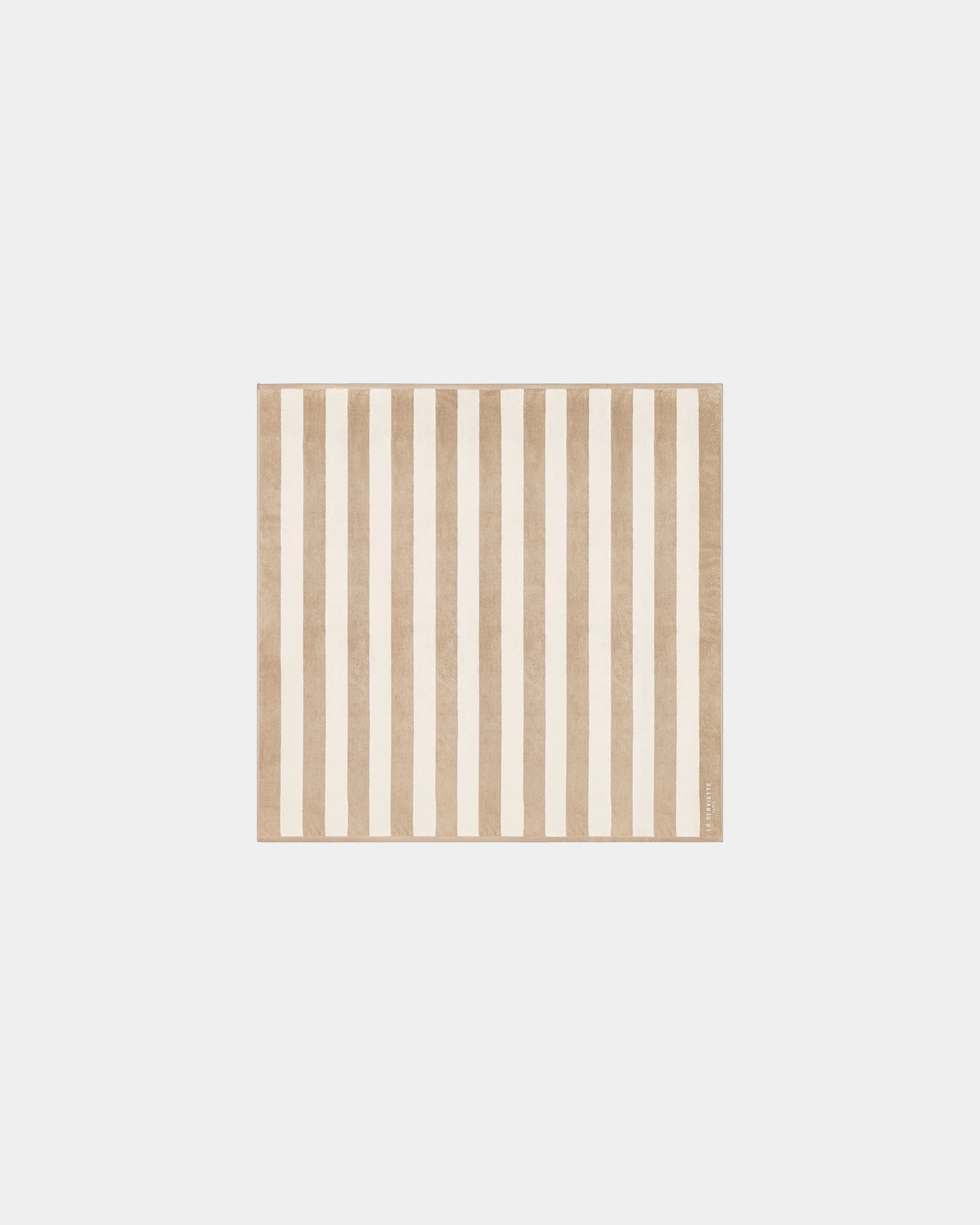 Handtuch XXL 170x170 LA Handtuch PARIS zum Personalisieren - Sand / Creme