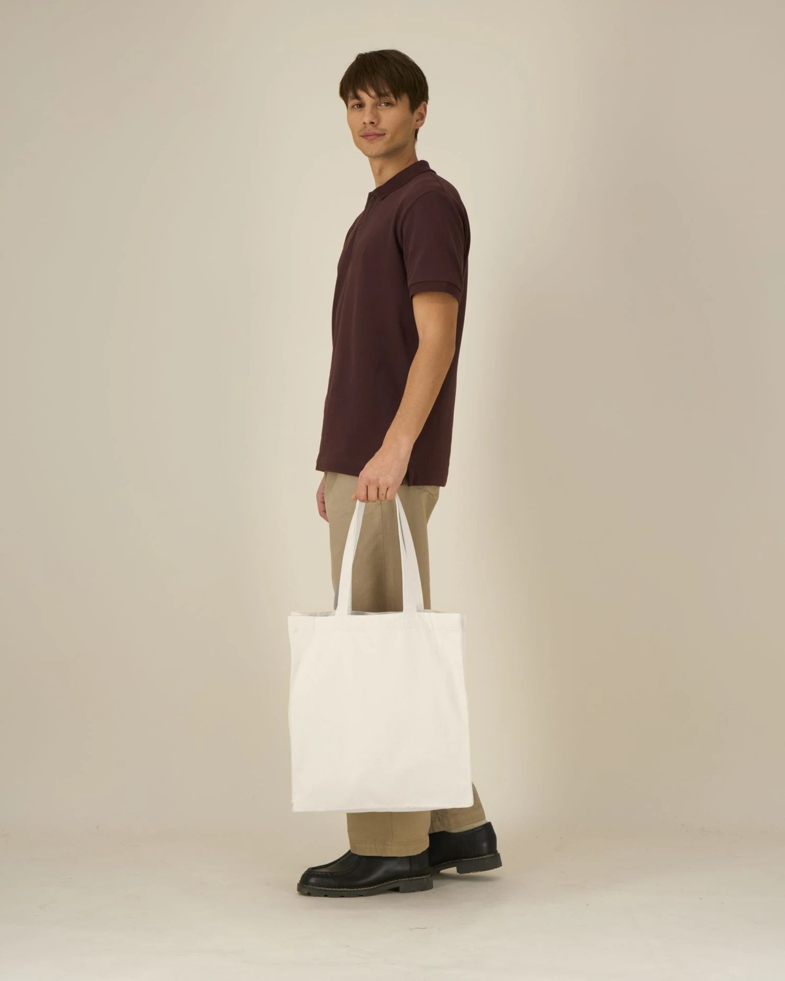 Stofftasche recycelt Stanley/Stella Mid zum Personalisieren - Naturroh