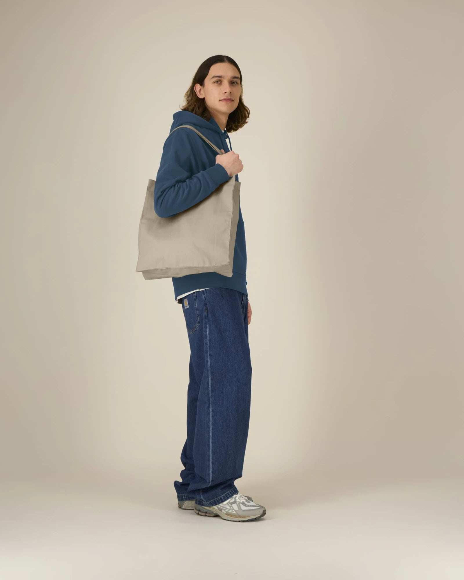 Stofftasche recycelt Stanley/Stella Mid zum Personalisieren - Wüstensand