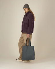 Stofftasche recycelt Stanley/Stella Mid zum Personalisieren - Anthrazit