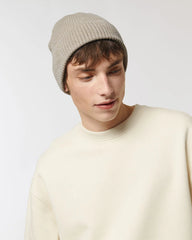 Mütze unisex Bio-Baumwolle Stanley/Stella Fisherman zum Personalisieren - Heather Sand