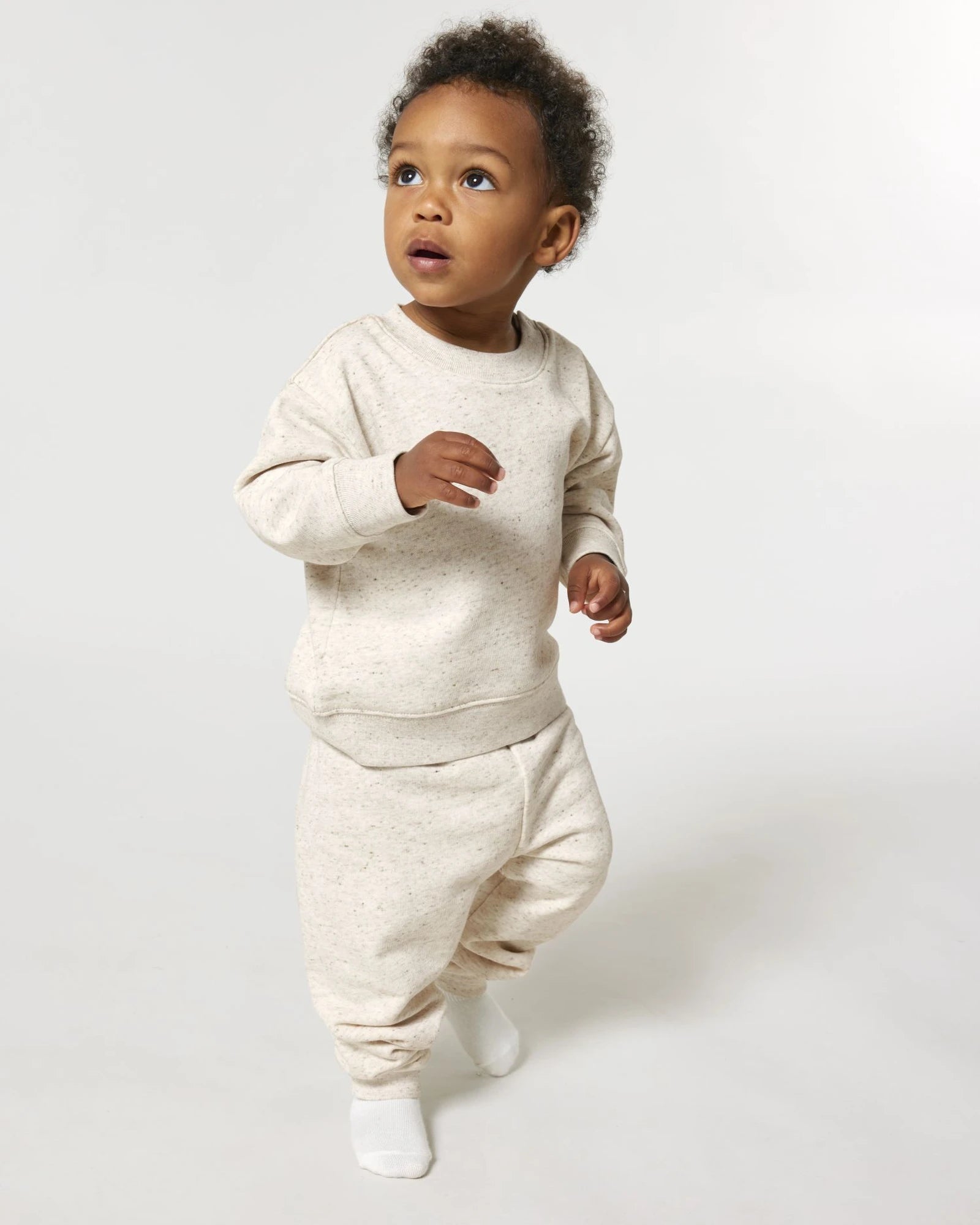 Jogginghose Bio-Baumwolle Stanley/Stella Baby Tumbler zum Personalisieren - Öko-Melange