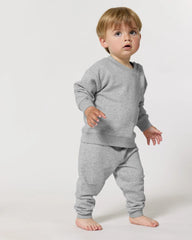 Jogginghose Bio-Baumwolle Stanley/Stella Baby Tumbler zum Personalisieren - Mélange Grau